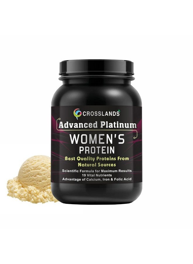 Crosslands Advanced Platinum Women Protein 1 Kg (Powder) Vanilla Kulfi Flavour (Pack Of 1) - Image 1