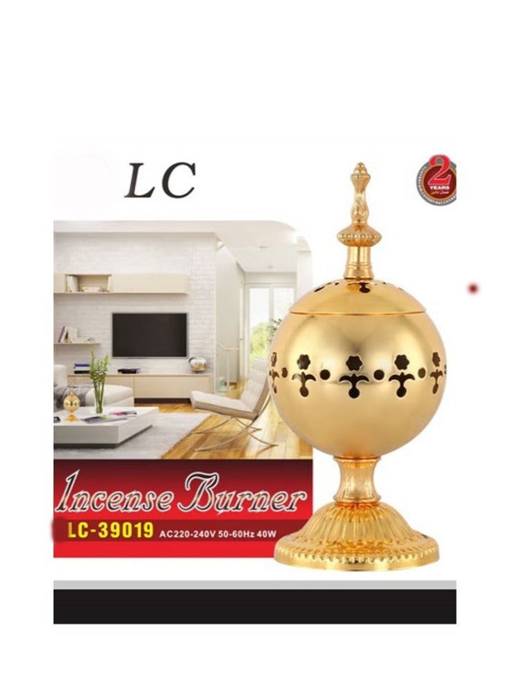 ال سي إيروريكس مبخرة كهربائية ذهبية 10 سم - Image 1