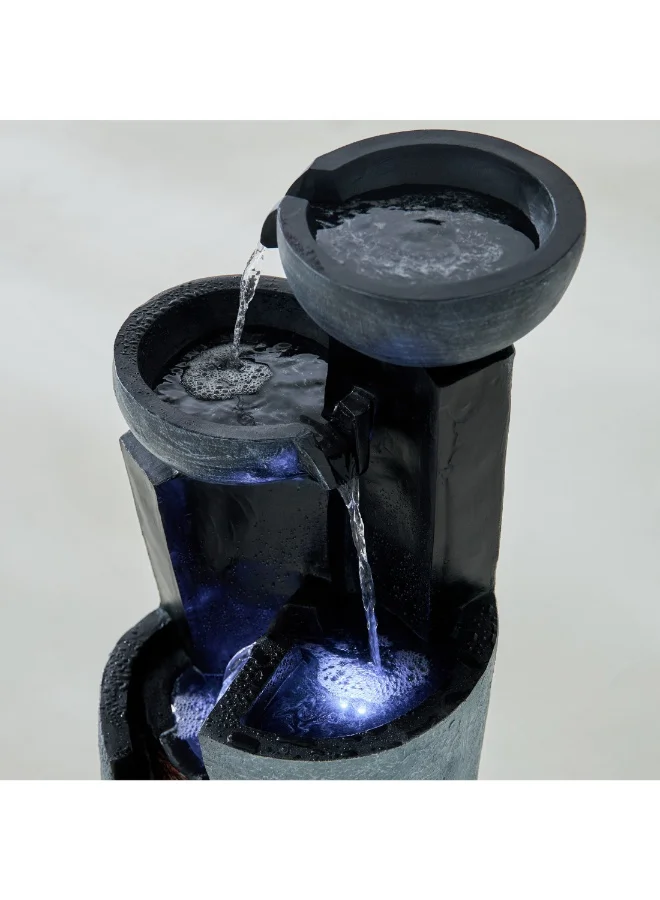 Home Box Adele 4-Pot Fountain With Led 78.5 X 32 X 32 Cm