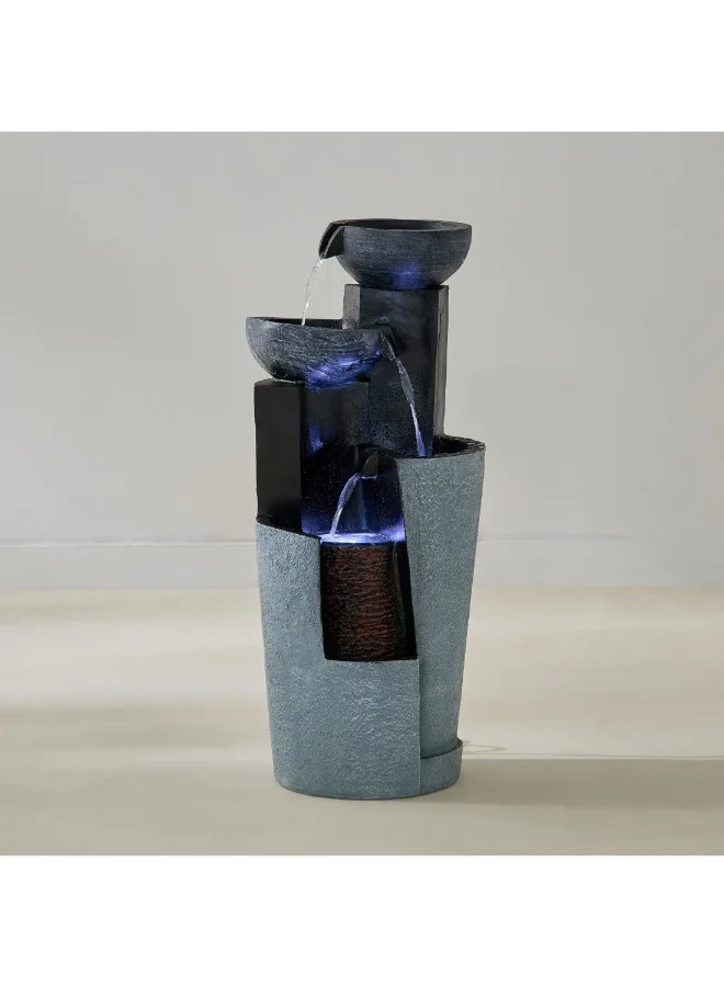 Home Box Adele 4-Pot Fountain With Led 78.5 X 32 X 32 Cm