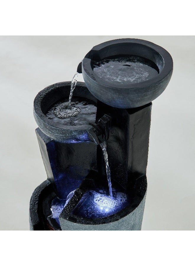 Home Box Adele PotÂ Outdoor Fountain with LED - 32.5x32x78.5 cm - Image 3