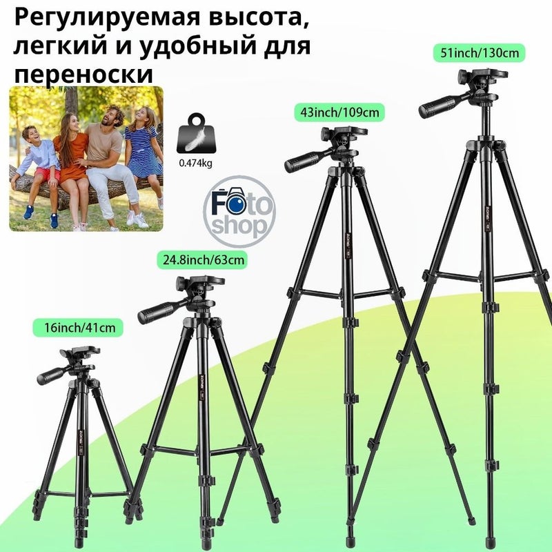 ZoMei Q130 Portable Camera Stand, Tripod for Dslr Camera - Image 3