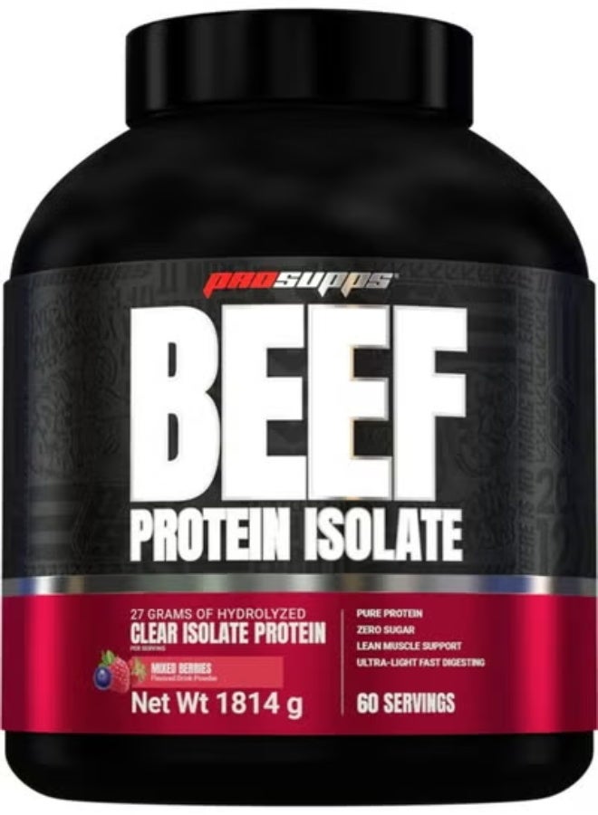 Prosupps Beef Protein Isolate 4lb Mixed Berry + Prosupps Creatine Monohydrate Unflavored 300g - Image 2
