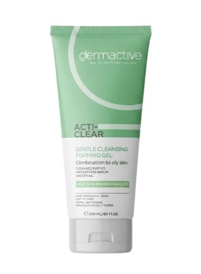 Dermactive Acti-Clear Gentle Cleansing Foaming Gel - 200ml