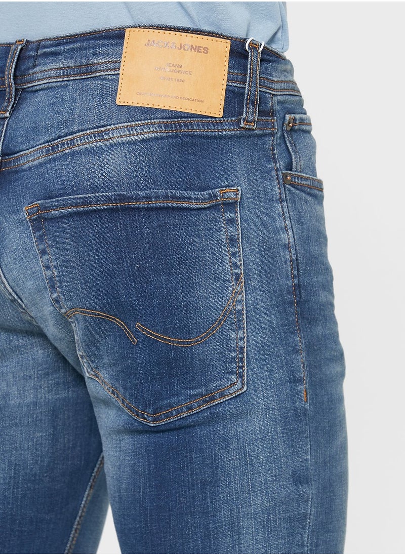 JACK & JONES Light Wash Slim Fit Jeans  - Image 5