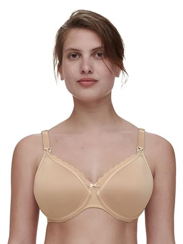 Chantelle صدرية رضاعة خفيفة الوزن للنساء من شانتيل، لون نود المثالي، 40D - Image 4