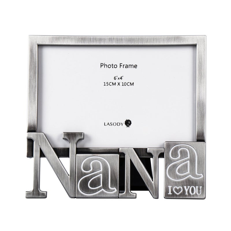 LASODY I Love You Nana Picture Frame-Nana Gifts,Mother's Day Gifts - Image 1