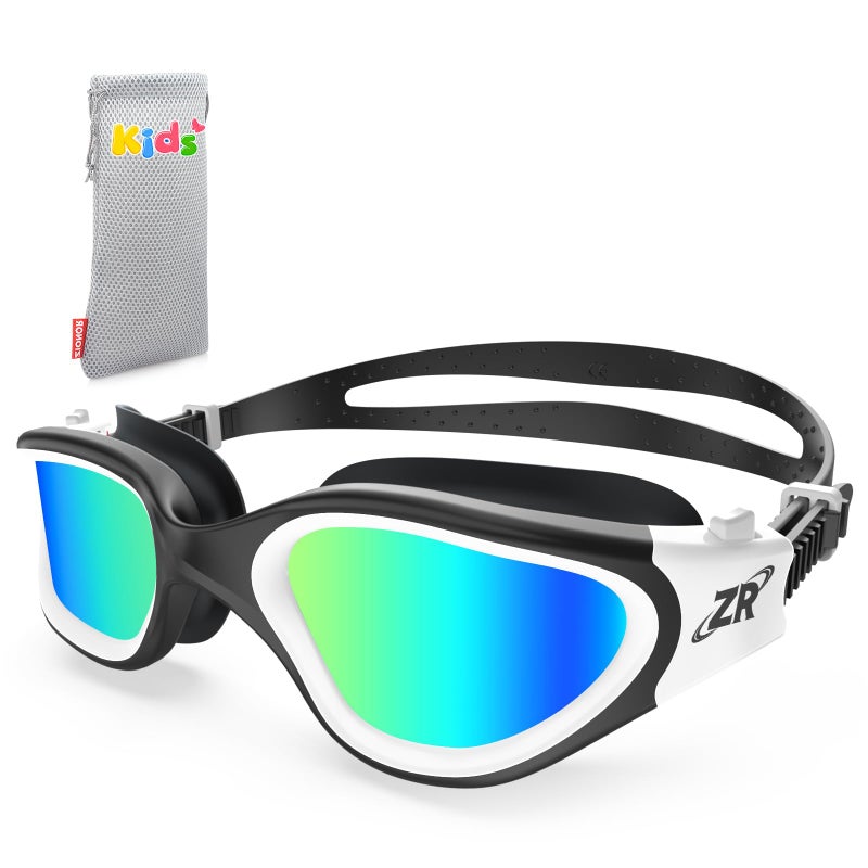 ZIONOR Kids Swim Goggles, G1 MINI UV Protection Anti-Fog Polarized Swimming Goggles for Age 6-14 - Image 1