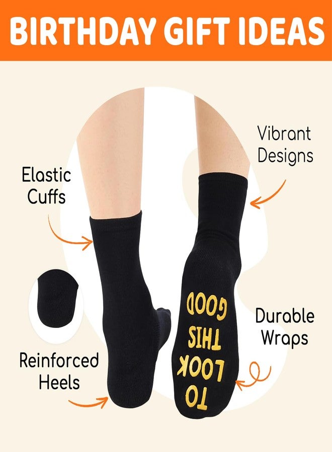 Happy Pop HAPPYPOP 60th Birthday Gifts - 60 Year Old Socks with Birthday Card for Dad Mom, Gifts for Men Women in Their 60s - Image 3