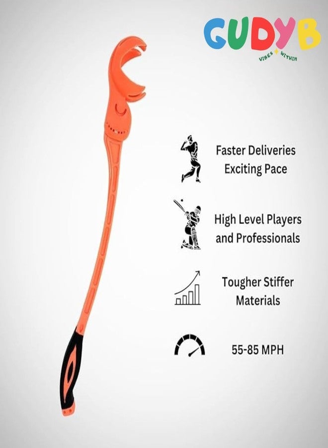 GUDYB Adjustable Cricket Ball Thrower | Fast & Accurate Robo Cricket Arm for Cricket Practice | Compatible with Leather, Tennis & Synthetic Balls | Protective Cover (Colors May Vary) - Image 3