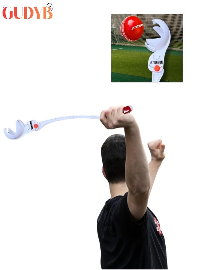 GUDYB Adjustable Cricket Ball Thrower | Fast & Accurate Robo Cricket Arm for Cricket Practice | Compatible with Leather, Tennis & Synthetic Balls | Protective Cover (Colors May Vary) - Image 5