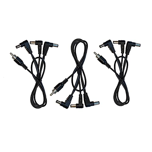Kurrent Electric (3) Pack of 3 Way Split Effects Pedal DC Power Cables for CIOKS Power Supplies - Image 1