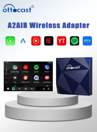 OTTOCAST A2AIR Android Auto Smart A2A Car Accessories Wired to Wireless Auto Connect Multimedia for Voor Vw Toyota Honda Newest - pzsku/ZCD467C08CFB99A1C172CZ/45/1744179944/670c950a-29ec-4b3c-8e86-ceafdb2eb3b5