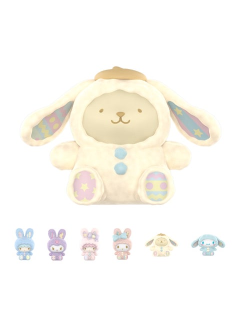 Sanrio Characters Rabbit Series Flock Blind Box Figure Model