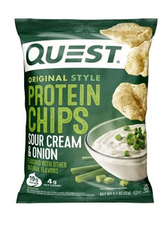 Quest Protein Chips Sour Cream & Onion 32g (19g Protein)  - Image 1