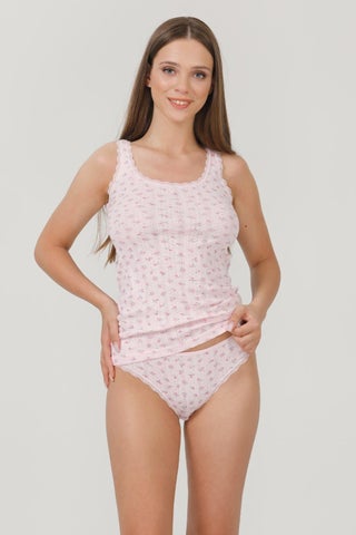 1259 Lace Detailed Jacquard Wide Strap 100% Cotton Women's Undershirt Panties Set - pzsku/ZCD46C60B2A1D2211378CZ/45/_/1730529603/850d8ca9-acc9-4999-bbdb-bb99412fcd32
