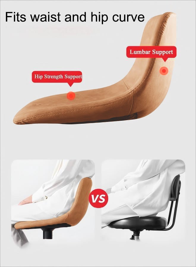 2 بار براز ، كرسي بار جلدي ، كرسي بار مرتفع قابل للتعديل مع 360 درجة مثالية لمكافحة المطبخ المنزلي لتناول الطعام ببراز مسند قدم مرتفع - Image 4