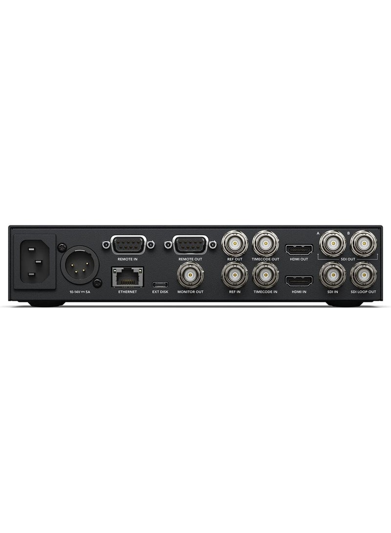 Blackmagic Design Blackmagic HyperDeck Studio HD Plus – Professional Broadcast Deck, 6G-SDI, HDMI, H.264 Recording, ProRes, DNxHD, USB‑C, 1RU - Image 4