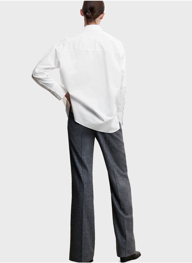 MANGO - Pocket Detail Button Down Shirt - Image 1