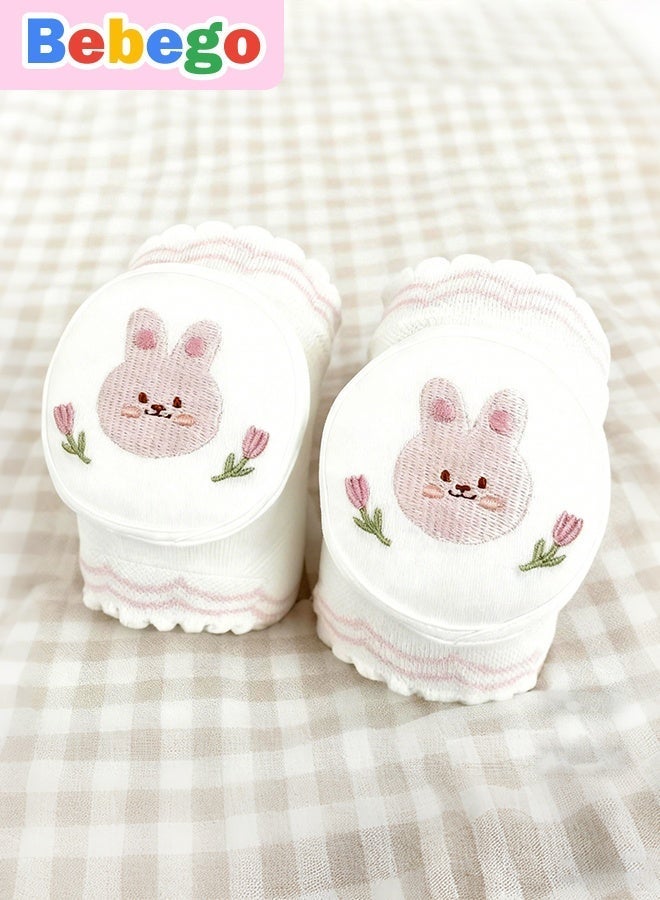 BEBEGO Baby Knee Pads - Soft Non-Slip Crawling pads with Elastic Band, Lightweight Infant learning to walk & crawl Protectors, for Boys & Girls, First Walkers, Anti-Fall Protection, Easy On/Off, Baby Crawling Aid, Playful Baby Accessory, Breathable Fabric, First Walkers Gear, Stylish Babywear, Durable Padding, New Walkers - Image 3