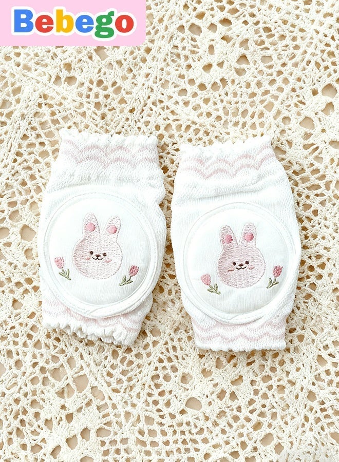 BEBEGO Baby Knee Pads - Soft Non-Slip Crawling pads with Elastic Band, Lightweight Infant learning to walk & crawl Protectors, for Boys & Girls, First Walkers, Anti-Fall Protection, Easy On/Off, Baby Crawling Aid, Playful Baby Accessory, Breathable Fabric, First Walkers Gear, Stylish Babywear, Durable Padding, New Walkers - Image 2