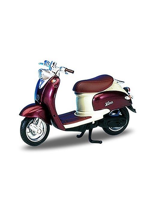 Welly Welly Die Cast Motorcycle for unisex children, Copper Yamaha 1999 Vino YJ50R, 1:18 Scale 