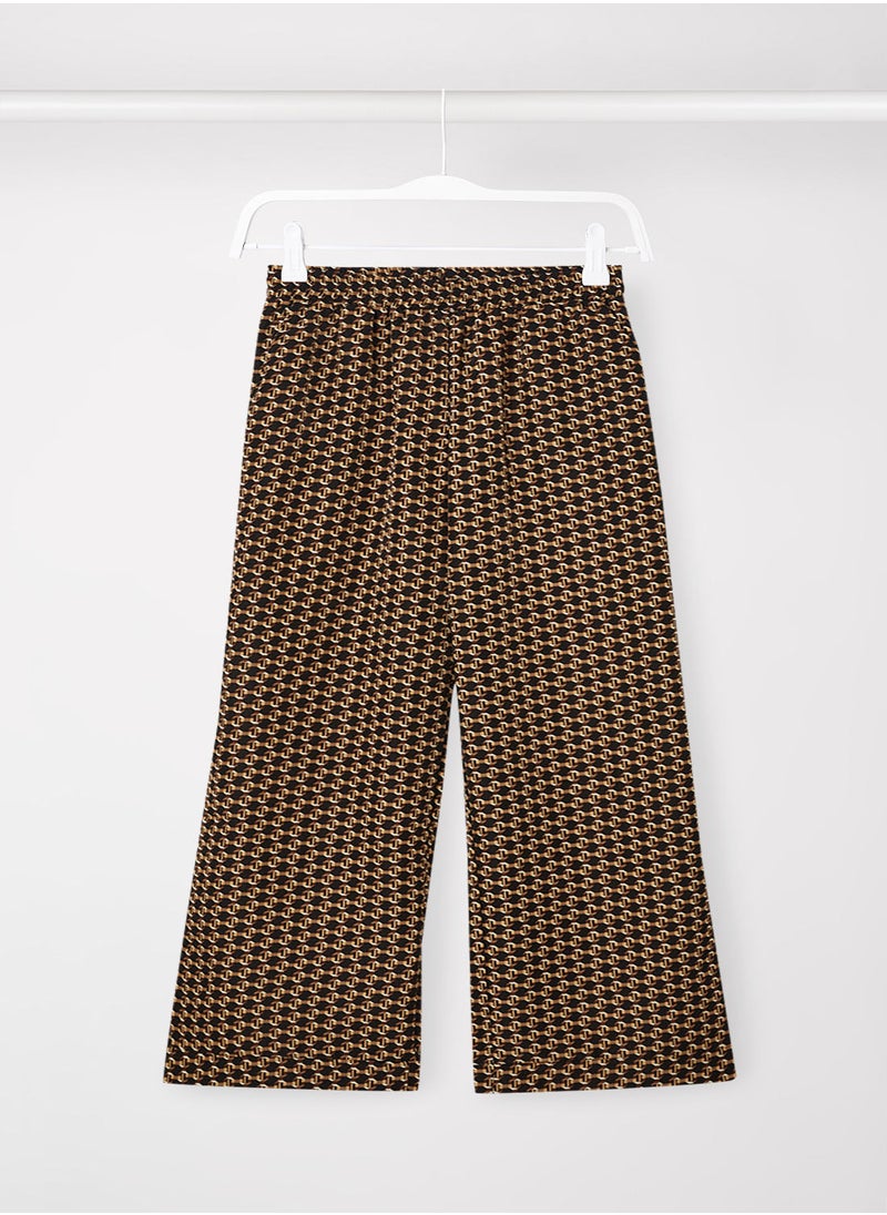 ONLY - Printed Wide Leg Pants - Image 1