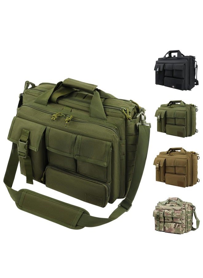 GES Tactical Briefcase, 15.6" Men's Messenger Bag Military Briefcase for Men - Image 1