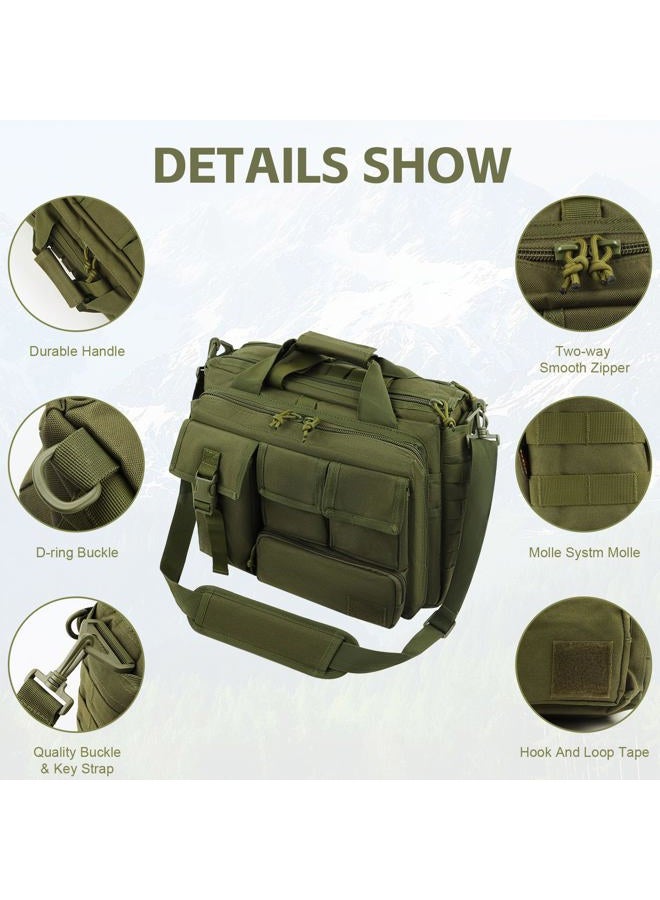 GES Tactical Briefcase, 15.6" Men's Messenger Bag Military Briefcase for Men - Image 5