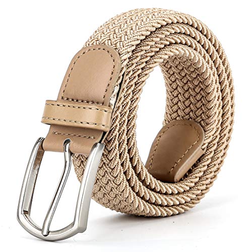Radmire Braided Canvas Woven Elastic Stretch Belts for Men/Women/Junior with Multicolored - Image 1