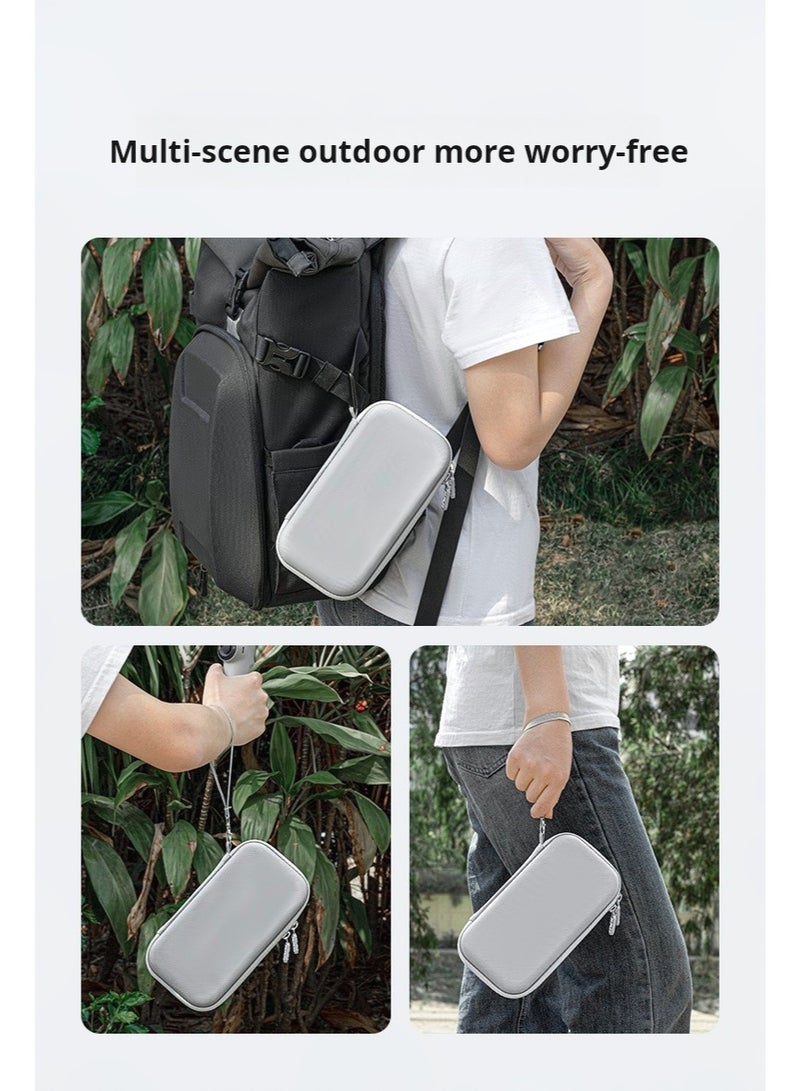 Protective Carrying Case for Insta360 Flow2Pro Gimbal – EVA Hard Shell with Shockproof Partitioned Storage, Water-Resistant PU Surface, Travel-Friendly Gimbal Bag - Image 5