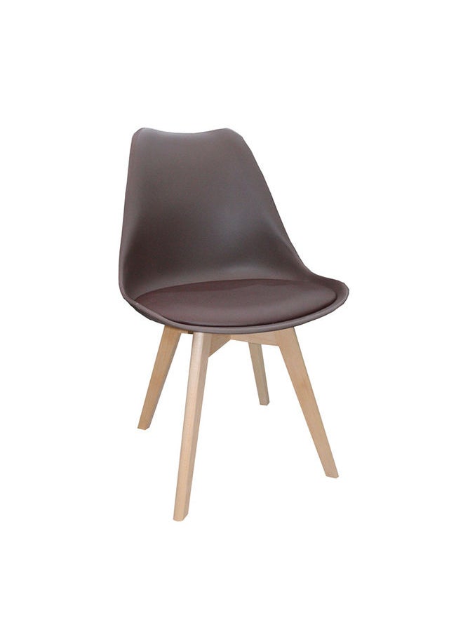 JILPHAR FURNITURE Galaxy Design Modern Dining Chair Brown  - Image 2
