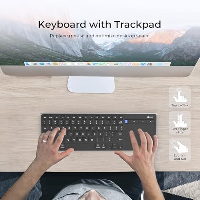 CZUR PORTABLE COMPUTER KEYBOARD WITH TRACKPAD - Image 3