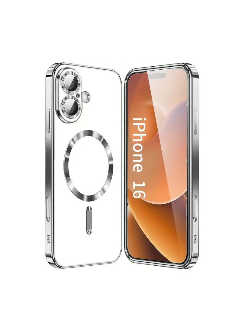 New Clear Protective Case for iPhone 16 with Fast Wireless Charging and Camera Protection