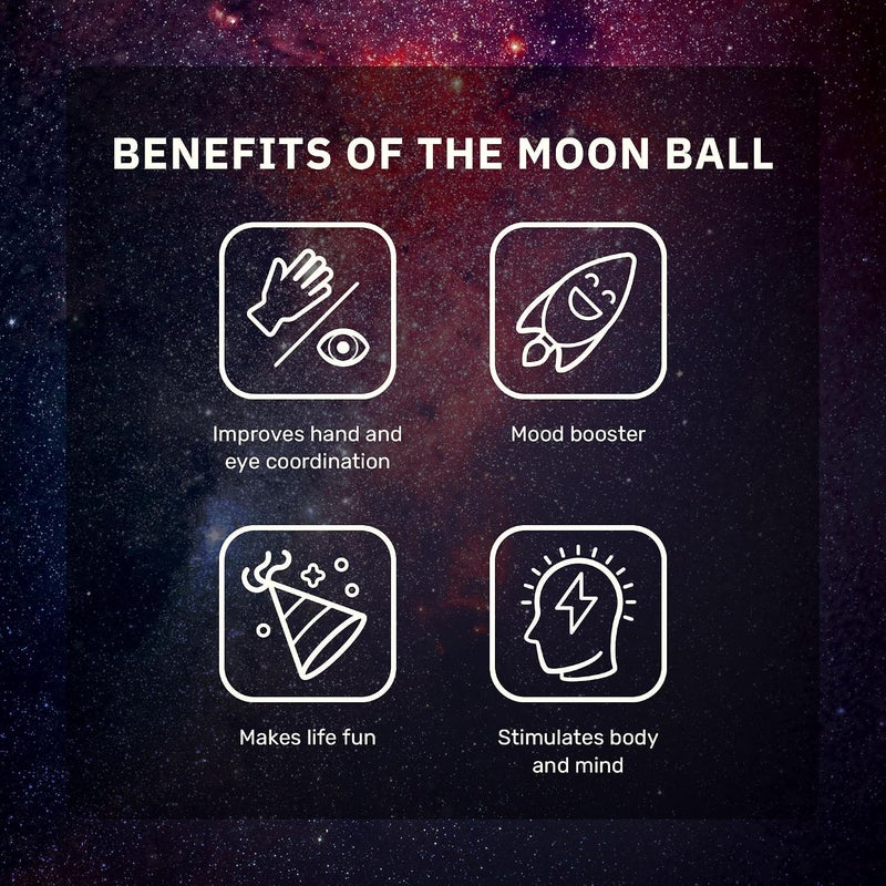 Waboba Moon Ball - Hyper Bouncy Ball with Patented Design for Extreme Bounce and Fun - Image 4