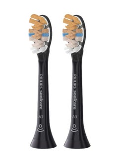 PHILIPS SONICARE Philips Sonicare Premium All-in-One Brush Head for Complete Care -Pack of 2, Black, HX9092/96  - Image 1
