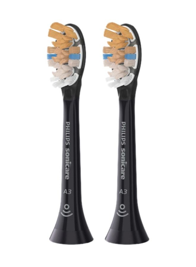 PHILIPS SONICARE Philips Sonicare Premium All-in-One Brush Head for Complete Care -Pack of 2, Black, HX9092/96 - Image 1