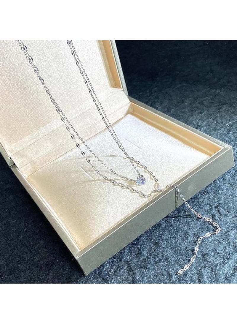 Huitich Dainty Y-Shaped Lariat Necklace with Pearl Drop  - Image 2