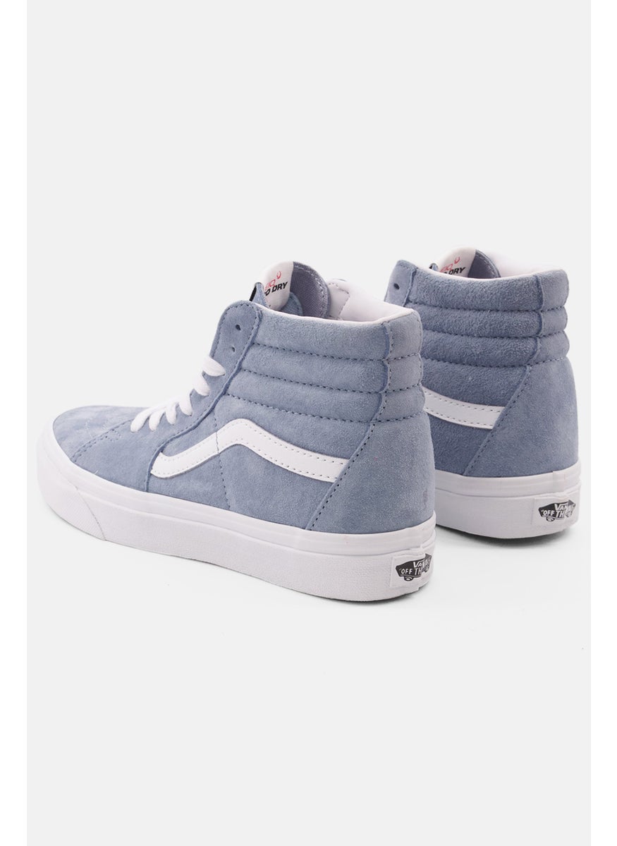 VANS - Women Sk8-Hi Lace Up Close Toe Sports Shoes, Slate Blue - Image 1