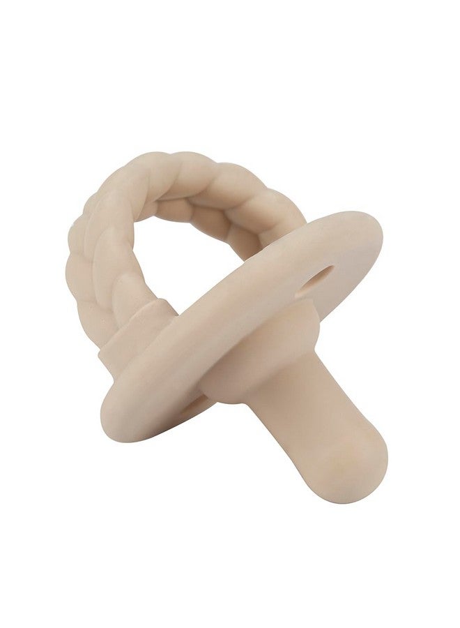 Itzy Ritzy لهايات سيليكون من إيتزي ريتزي للأعمار من 6-18 شهرًا - تتميز لهايات إيتزي بمقبض قابل للطي وفتحتين للهواء لزيادة الأمان؛ مجموعة من 2 في نكهة الخبز المحمص وكريمة الزبدة، للأعمار من 6-18 شهرًا - Image 4