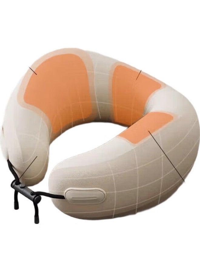 Everythink U-Shaped Neck Pillow, Portable Travel Neck Pillow, Airplane Neck Pillow, Neck Support Pillow For Long-Distance Travel, Office Use, Nap, U-Shaped Neck Pillow - Image 2