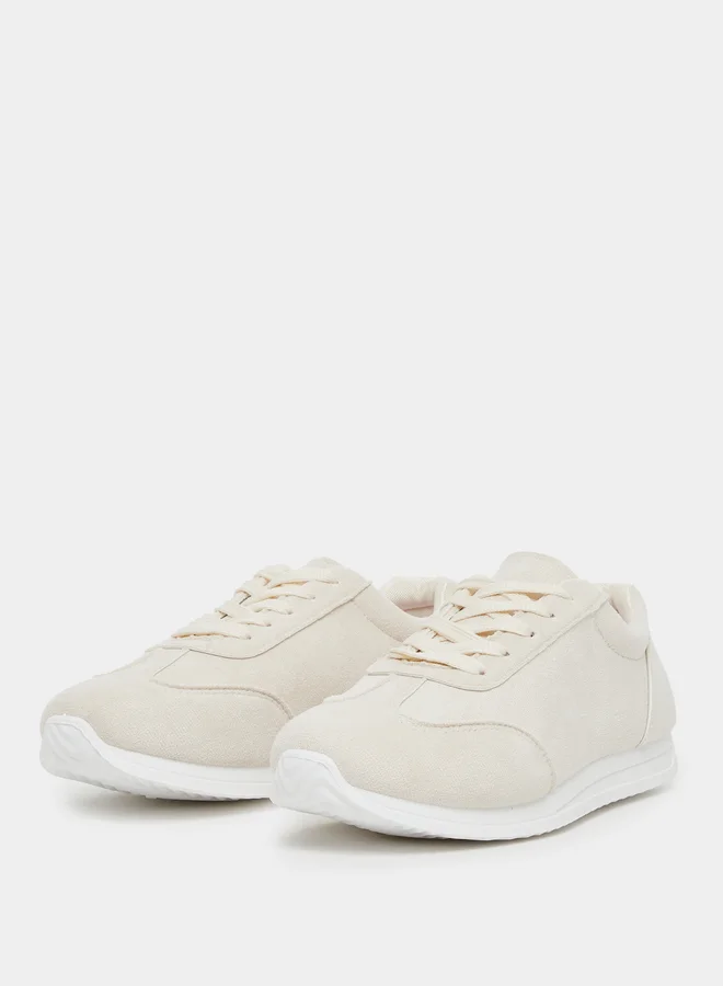 ستايلي Styli Classic Lace Up Sneakers
