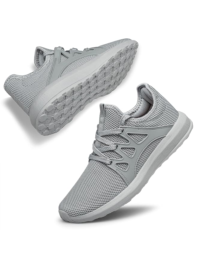 إيروريكس أحذية مشي نسائية، أحذية جري تنس رجالية غير قابلة للانزلاق، أحذية رياضية خفيفة الوزن قابلة للتنفس، أحذية رياضية للياقة البدنية - Image 5