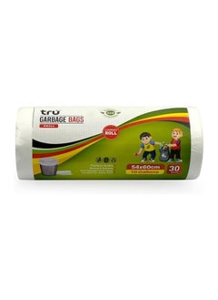 tru Garbage Bags Roll White 54x60cm 10 Gallon Small (Office bins)- 30 Bags - pzsku/ZCD47DF16AD4BA510D0DFZ/45/_/1737718374/aaa0b59c-87c8-458c-98ab-a21cbba2d667