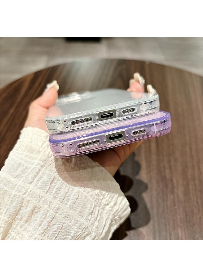 اس-توب جراب لهاتف iPhone 13 Pro Max بنمط حب وإطار عدسة شفاف من الأكريليك IMD - Image 4