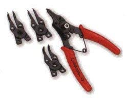 FREEMANS Generic 4 In 1 Snap Ring Pliers Plier Set Circlip Combination Interchangeable Retaining Clip Tool Kits External Internal Retaining Multiple Jaws - Image 2