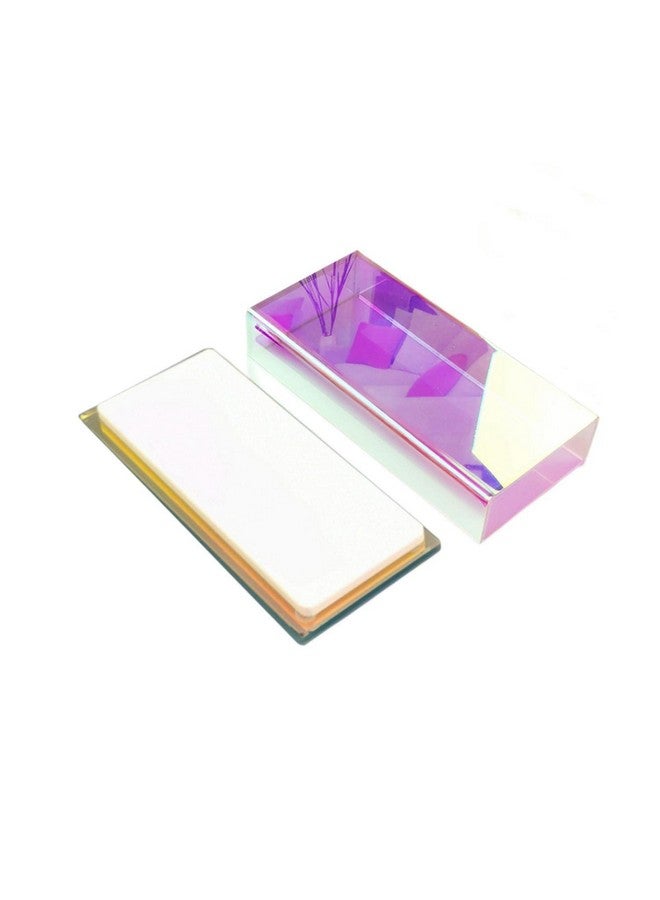 LIXIMMAZN Eyelash Grafting Pallet With Cover Dust Proof Acrylic Lash Tile Holder Dazzling Eyelash Extensions Storage Gasket Pads For Salon Beauty Artist (Dazzling S) - Image 1