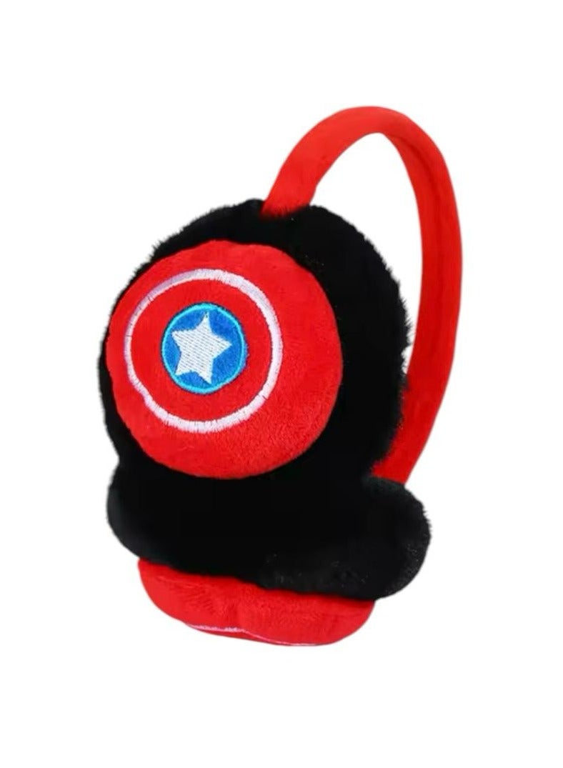 أغطية أذن شتوية للاولاد من الفرو الصناعي قابلة للطي في الهواء الطلق لتدفئة الأذن عصابة رأس منفوشة - Image 4