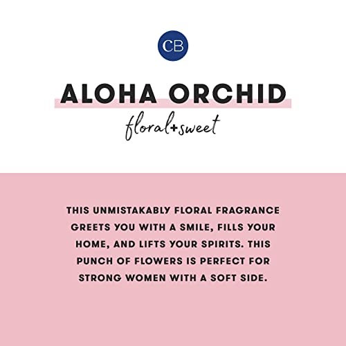 Capri Blue Aloha Orchid Reed Diffuser Set - Includes Reed Diffuser Sticks, Fragrance Oil, and Glass Bottle - Luxury Scented Room Fresheners - Cobalt Blue (8 fl oz) - Image 3