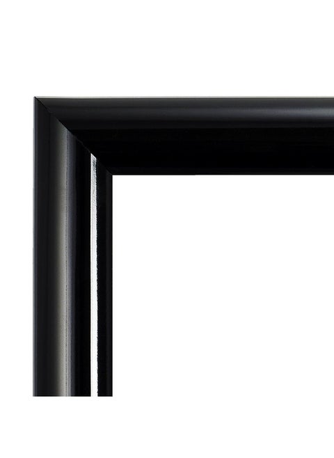 MCS Trendsetter 24x36 Poster Frame Black High-Gloss, Vertical & Horizontal Wall Hanging Large Picture Frame for Photos, Posters & Art Prints (1-Pack)